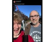 Thomas shares selfie with Techno's dad (Image via X)